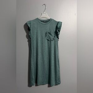 Emery Rose Women's Ruffle Sleeve Casual Dress